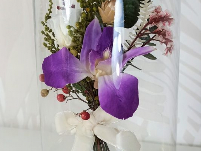 cupula flor preservada