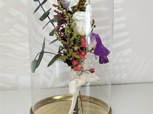 cupula flor preservada