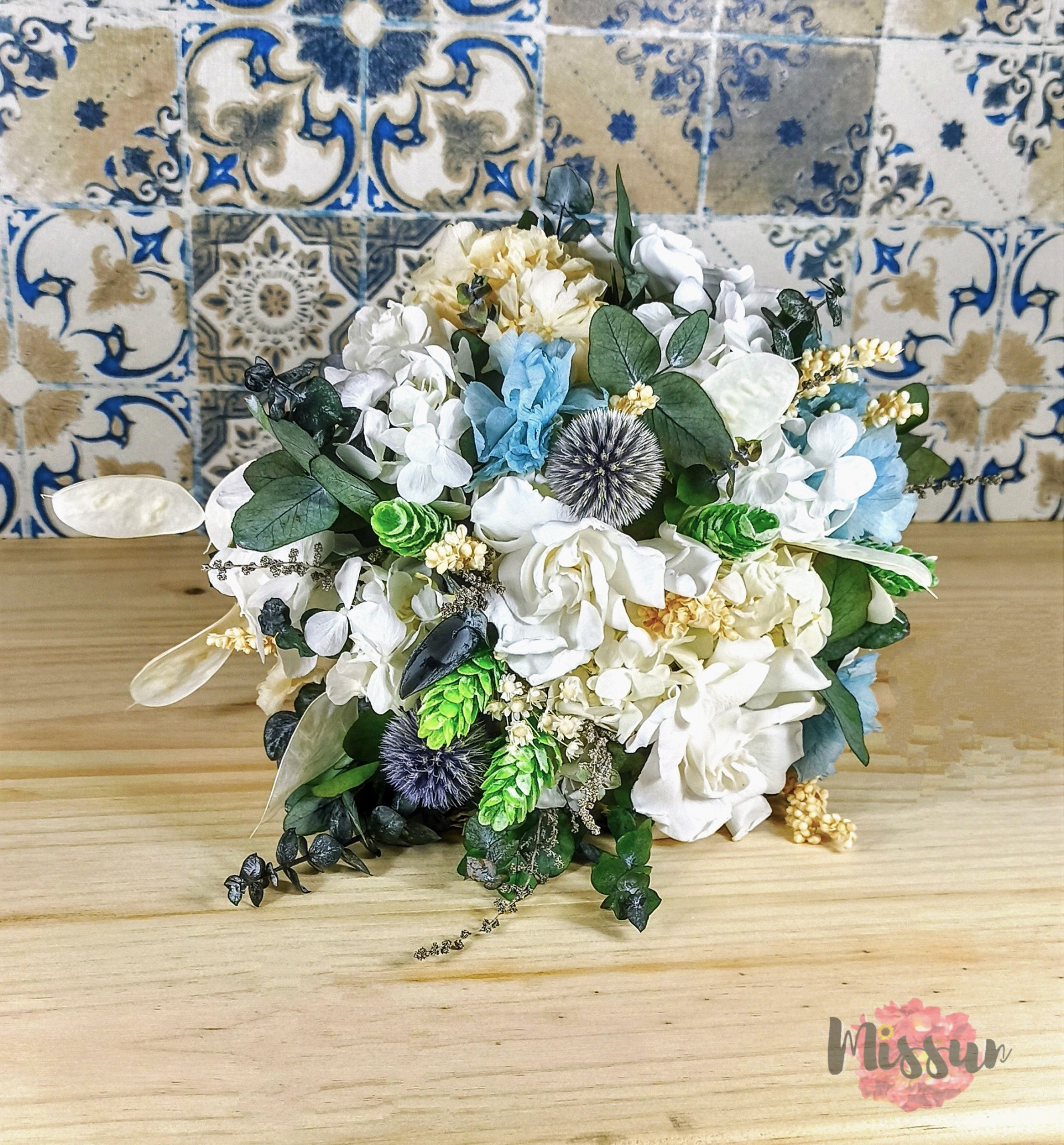 Ramo novia con flor preservada Sevilla